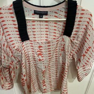 VENA CAVA SILK PRINTED BLOUSE